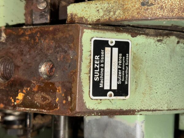 SULZER 213 ES 105 E10 D1 WEAVING MACHINE. - Image 4
