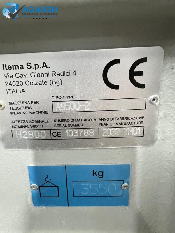 ITEMA A9500,2~COLORS IN 280CM,320CM & 360CM WITH CAM MOTION. - Image 4