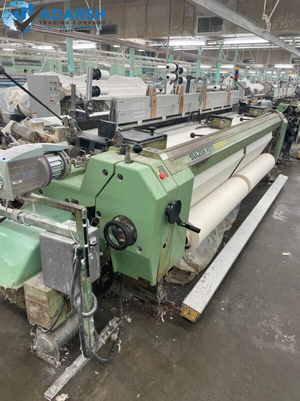 SULZER P7100 ,1~COLOR IN 280 CM WITH CAM BOX AND SIDE TUCKER.