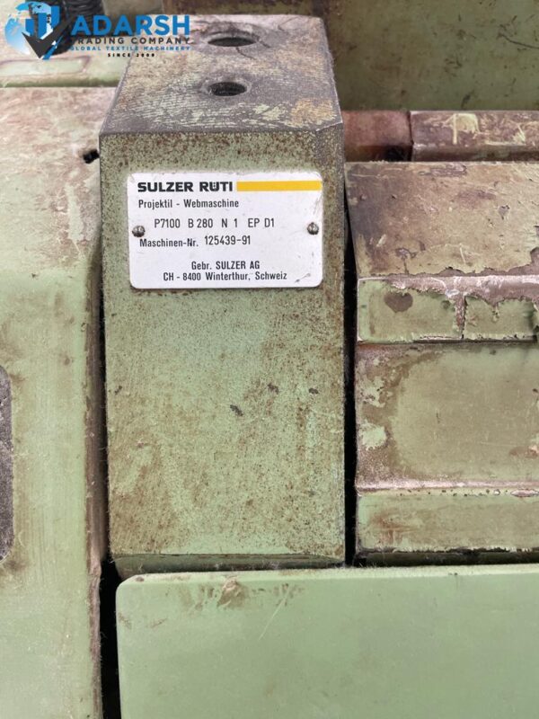 SULZER P7100 ,1~COLOR IN 280 CM WITH CAM BOX AND SIDE TUCKER. - Image 7